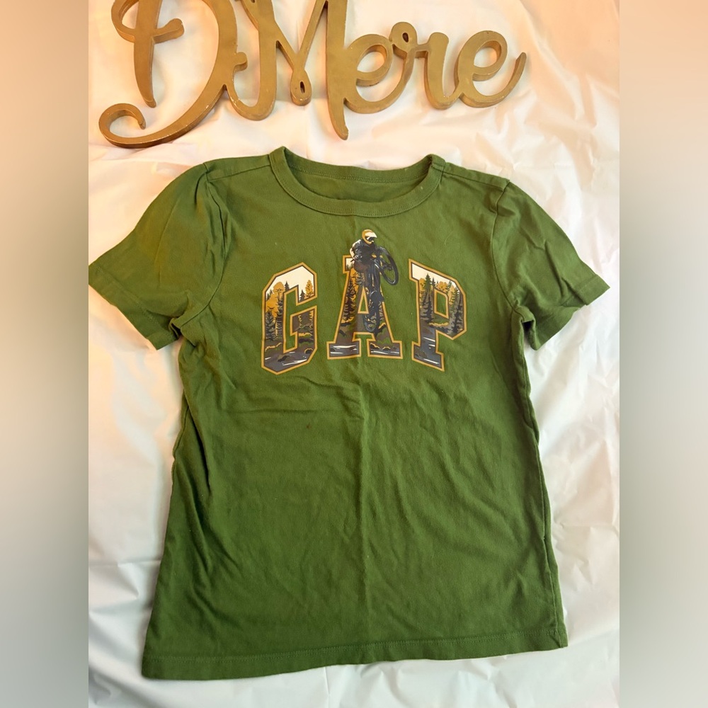 GAP Kids Forest Green Adventure Tee